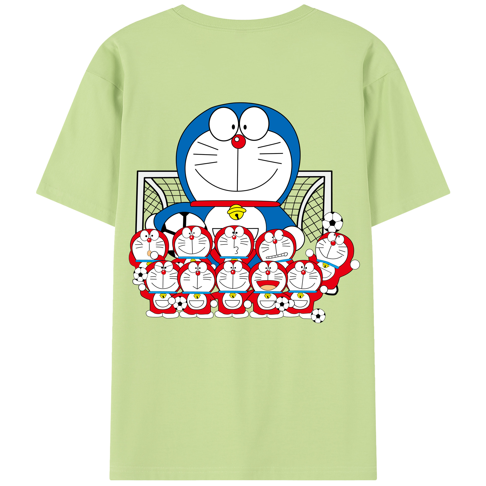 （画像用） ドラえもん Doraemon 綿100％半袖Tシャツ（背面プリント）